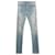 Jeans rasgado Saint Laurent em jeans de algodão azul  ref.695892