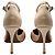 Tabitha Simmons Nude Satin Stilettos with Crystal Buckle - view 4