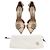 Tabitha Simmons Nude Satin Stilettos with Crystal Buckle - view 9