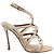 Tabitha Simmons Bowrama strappy punta aperta tacchi in nudo Carne