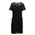 Michael Kors Lace Navy Dress with Collar  Blue Navy blue Viscose Cellulose fibre  ref.695950