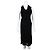 Catherine Malandrino Schwarzes Kleid mit Samtmuster - Ansicht 2
