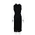 Catherine Malandrino Schwarzes Kleid mit Samtmuster - Ansicht 3