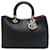 Dior Diorissimo Medium Tote Bag aus schwarzem Leder Kalbähnliches Kalb  ref.695973
