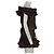 Lanvin For H&M Braunes schulterfreies Kleid - Ansicht 4