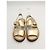 Paul Smith Rose Gold Leather Sandals - view 3
