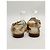 Paul Smith Rose Gold Leather Sandals - view 4