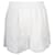 Brunello Cucinelli Contrast Side Seam Shorts in White Cotton  ref.696037