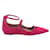Tabitha Simmons Strappy Flat Pumps in Pink Suede  ref.696063