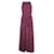 Michael Kors Grand Papillon Maxi Dress in Pink Polyester  ref.696095