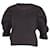 Miu Miu Short Sleeve Knit Crop Top in Black Wool  ref.696500