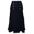 Falda larga militar de lana negra de Alexander McQueen Negro  ref.696512