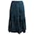 Michael Kors Tiered Pleated Midi Skirt in Teal Viscose  Green Cellulose fibre  ref.696544