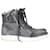 Dolce & Gabbana Sneakers Alte in Pelle Nera Nero  ref.696565
