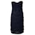 Dolce & Gabbana Gerafftes Schlauchkleid aus schwarzem Polyamid  ref.696590