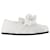 JW Anderson Chain Loafers Close Back in White Leather  ref.696678