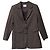 Blazer Oversized Nanushka com estampa Houndstooth em poliéster marrom - vista 4