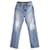 Khaite Danielle High Rise Stovepipe Jeans in Light Blue Cotton  ref.696763