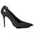 Sapatos pontiagudos Balenciaga Susan em couro envernizado cinza  ref.696801