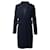  Alexander Wang Back Pleats Long Dress Coat in Black Wool  ref.696815