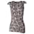 Alexander McQueen Ruched Printed Sleeveless Top in Black Viscose  Cellulose fibre  ref.696844