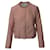 Sandro Paris Press Stud Short Jacket in Blush Pink Viscose Cellulose fibre  ref.696897