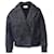 Céline Celine Double-Breasted Blouson Jacket in Black Wool  ref.696944
