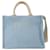 Small Basket Tote Bag - Marni - Light Blue/Natural - Leather Multiple colors  ref.696984
