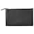 Porta-cartões Balenciaga Men's Essential preto com zíper Couro  ref.697020