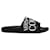 Autre Marque Logo Rubber Slides Black  ref.697119
