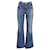 Jeans con orlo svasato Victoria Beckham in denim di cotone blu  ref.697121