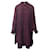 Isabel Marant Etoile Ilaria Kariertes Kleid aus roter Baumwolle Mehrfarben  ref.697217