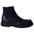 Neil Barrett Metal Toe Chelsea Boots in Black Vitello Calfskin Leather Pony-style calfskin  ref.697231