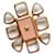 Chanel Gripoix-Brosche Golden Metall  ref.697389