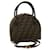 FENDI Zucca Canvas Hand Bag 2way Brown Black Auth 32444a  ref.697557
