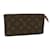 LOUIS VUITTON Monogram Bucket PM Accessory Pouch LV Auth ac1105 Toile  ref.697588