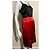 Diane Von Furstenberg Abito DvF in seta nera e rossa con ricami floreali in pizzo Nero Rosso - vista 2