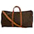 Bandouliere Louis Vuitton Keepall de lona revestida marrom 60  ref.697951