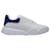 Sneakers Court - Alexander Mcqueen - Paris Bianco/Blu - Pelle  ref.698123