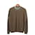 suéter de tricô Louis Vuitton Caqui Algodão  ref.698343