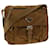PRADA Shoulder Bag Nylon Brown Auth ki2425  ref.698541