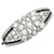 inconnue Broche Art Deco de platino engastado con diamantes y ónix.  ref.698624