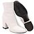 Kenzo Bottines Daria en Cuir Blanc - vue 6