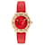 Relógio de couro Versace La Medusa Dourado Metálico  ref.698719