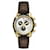 Versace V-Ray Strap Watch Golden Metallic  ref.698873