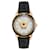 Relógio de silicone Versace V-Palazzo Dourado Metálico  ref.698874