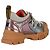 Baskets en cuir métallisé Flashtrek Gucci - vue 3