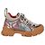 Baskets en cuir métallisé Flashtrek Gucci