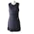 *Chanel 09A Women's ROBE Hem Eco Fur Cutoff Design Northri Wool One Piece Black 38 tagged  ref.699022