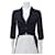 *Chanel Cardigan Tops Knit Quarter Sleeves Coco Mark Button Navy Navy blue Polyester Rayon  ref.699035
